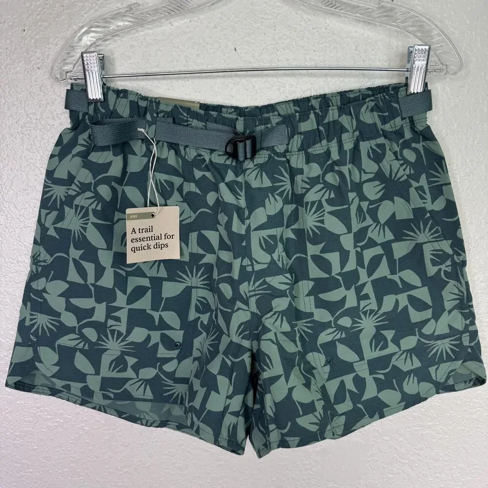 REI Trailmade Amphib Shorts Womens Small Hiking Hike Swim Sun Peak Jasper Green - Picture 1 of 10